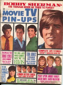 MAG: Movie TV Pin-Ups 8/1970-Robert Redford-Bobby Sherman-Kim Darby-FR/G