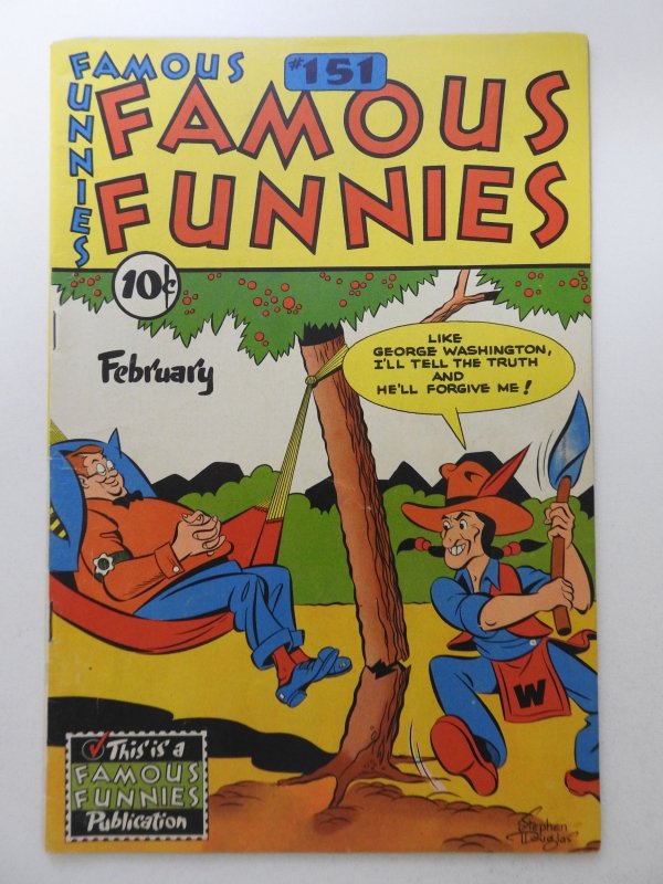 Famous Funnies #151 (1947) Beautiful VG+ Condition!