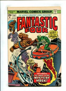 FANTASTIC FOUR #154 (8.0) MAN IN THE MYSTERY MASK!! 1975
