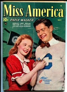 Miss America Vol. 7 #10 1948-Timely-Patsy Walker-Sherlock Holmes- fashion-VG