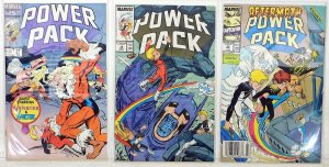 Power Pack Lot of 3 #27, 36, 44 Newsstand (1986) Marvel Comics 1st Print