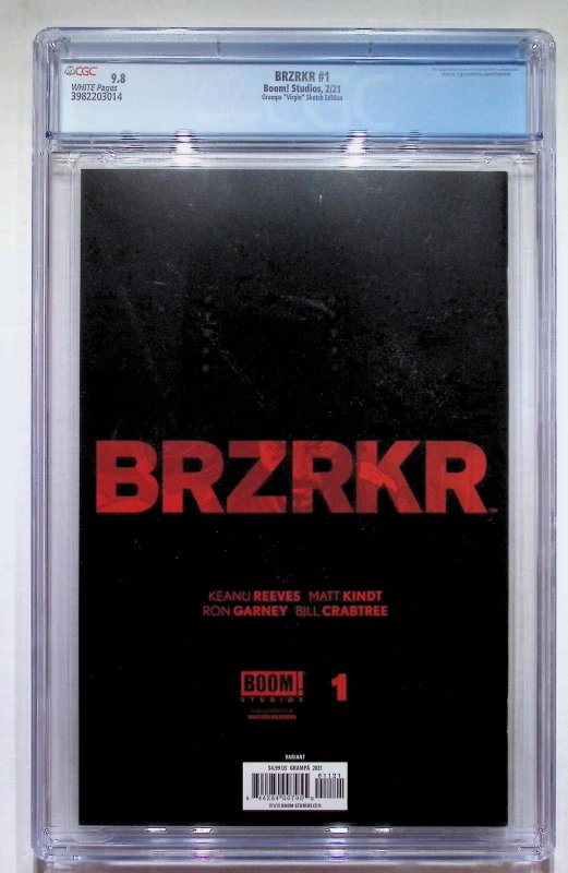 BRZRKR #1 Cover J (2021) Brzrkr CGC 9.8