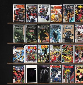 Huge Lot 150+ Comics with Star Wars, The Incredible Hulk, X, Grendel & More!