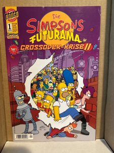 Die Simpsons Futurama Crossover-Krise II #1 FN HTF GERMAN Edition (2005)