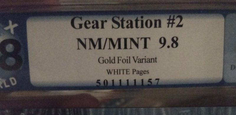 Gear Station #2  9.8 PGX Gold Foil Edition