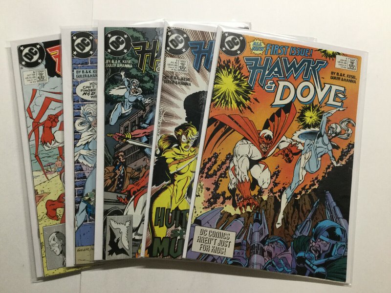 Hawk And Dove 1-5 1 2 3 4 5 Lot Set Run Near Mint Nm Dc Comics