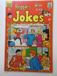 Reggie's Wise Guy Jokes #3  Sharp VG+ Condition!