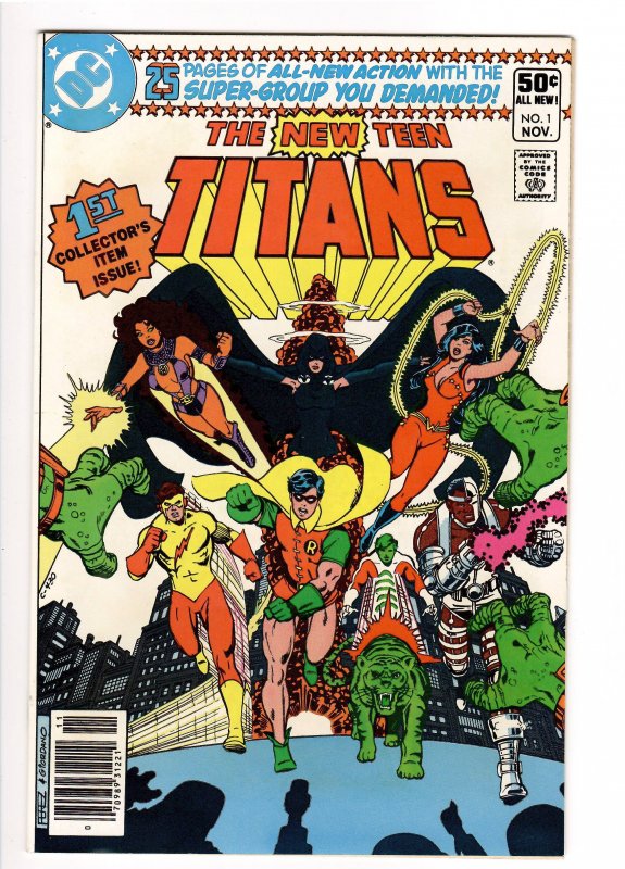 NEW TEEN TITANS 1 NM 9.4-9.6 ;NEWSSTAND! DISTRIBUTORS UNREAD COPY)