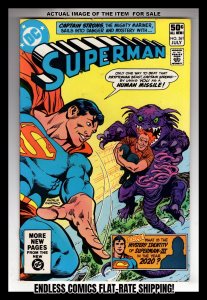 Superman #361 (1981) 8.5-9.0 CAPTAIN STRONG!  / EBI#2T