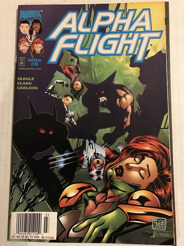 Alpha Flight Vol. 2 #8 : Marvel 3/97 NM-; Scott Clark art