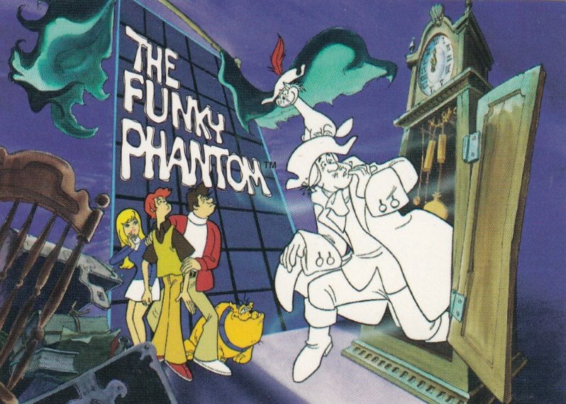 THE FUNKY PHANTOM#18 CARD BY CARDZ (SATURDAY MORNING CARTOONS)