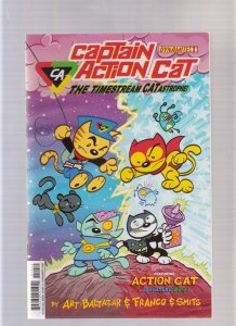 CAPTAIN ACTION CAT: TIMESTREAM CATASTROPHE! #1 - ART BALTAZAR COVER (9/9.2) 2014