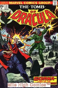 TOMB OF DRACULA (1972 Series)  (MARVEL) #22 Very Good Comics Book