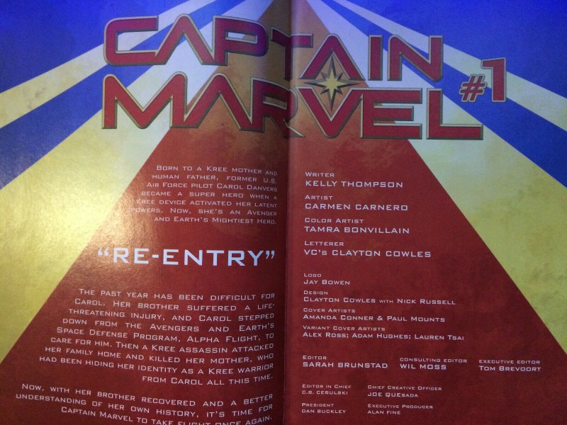 Captain Marvel #1 2019 Wal-Mart Edition NM Marvel Comics 
