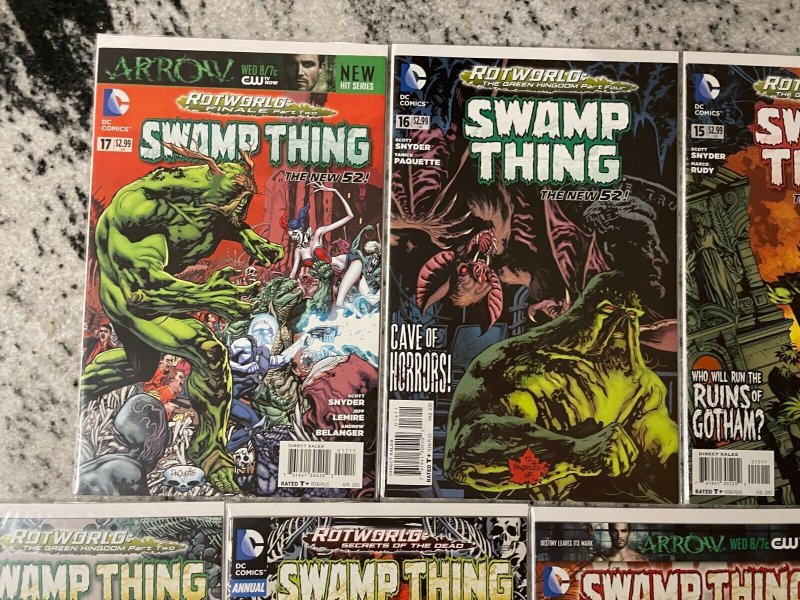 7 Swamp Thing DC Comic Books # 0 13 Annual 1 14 15 16 17 NM 1st Prints 71 J801 