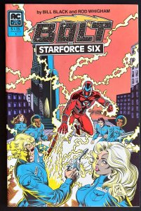 Bolt & Starforce Six #1 (1984) [Lot 2 bks] - [KEY] 1st Ap Bolt & Starforce - NM!