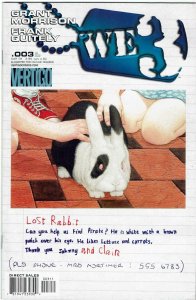 WE3 #3  Vertigo Grant Morrison Frank Quitely NM