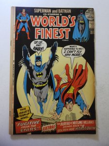 World's Finest Comics #211 (1972) VG Condition 1 1/4 spine split