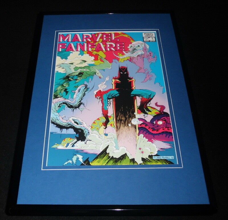 Marvel Fanfare #6 Framed 11x17 Cover Display Official Repro Spider-Man 