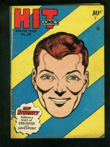 HIT COMICS #38 1946- KID ETERNITY-GOOD GIRL ART-QUALITY COMICS-very good VG