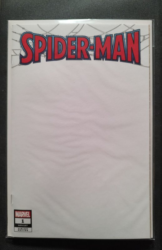 Spider-Man #1 Blank Cover (2022)