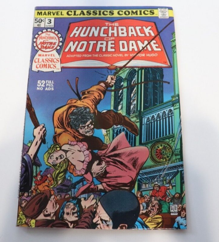 Marvel Classic Comics 3 1976 Marvel Comics Hunchback Of Notre Dame