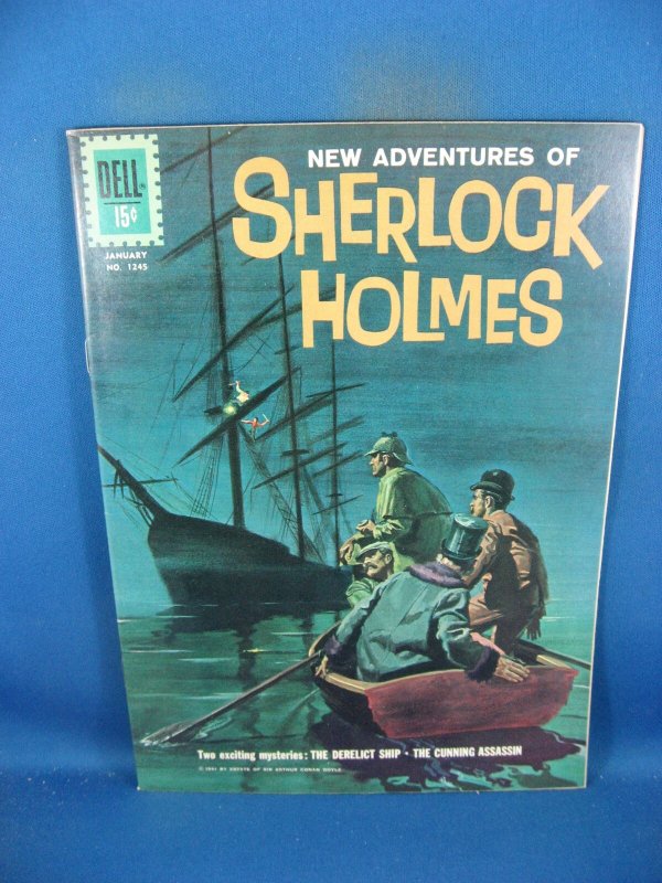 FOUR COLOR 1245 NM- NEW ADVENTURES OF SHERLOCK HOLMES 1962 DELL