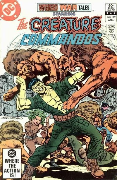 WEIRD WAR TALES #119 (1983)CREATURE COMMANDOS | ROSS ANDRU | BRONZE AGE | DIRECT