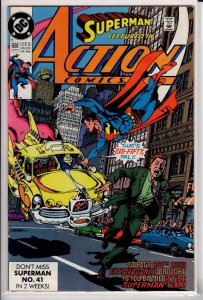 Action Comics #650 Direct Edition (1990) 8.5 VF+