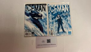 2 Iceman Marvel Comics books # 1 2 Abnett 27 RC47
