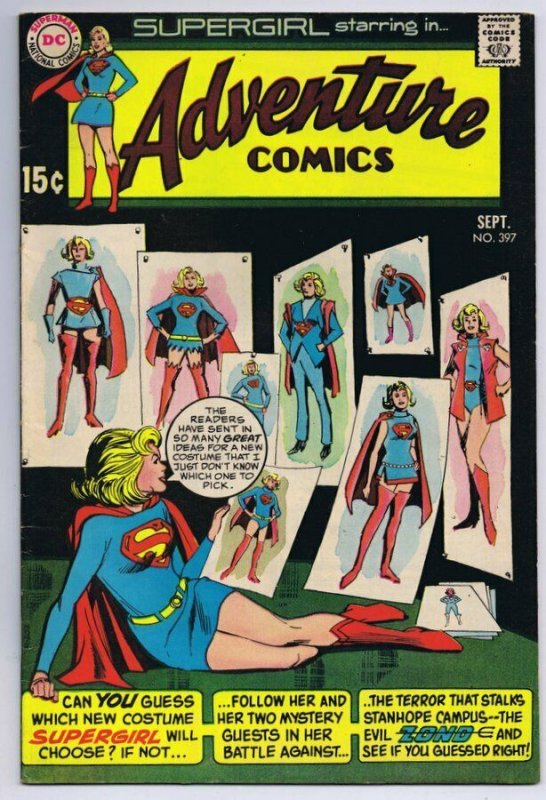 Adventure Comics #397 ORIGINAL Vintage 1970 DC Comics 1st New Supergirl