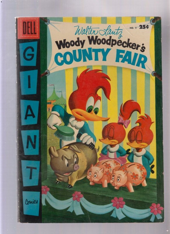 Walter Lantz Woody Woodpecker's County Fair #5- Dell Publishing (VG+) 1956