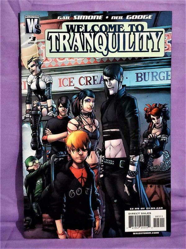 Gail Simone WELCOME TO TRANQUILITY #1 - 10 w 1:10 Variant Covers (DC, 2007)!