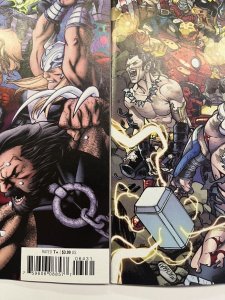 AVENGERS #64 1:25 MCKONE VAR + CVR A NM SET MARVEL 2023 PROSHIPPER