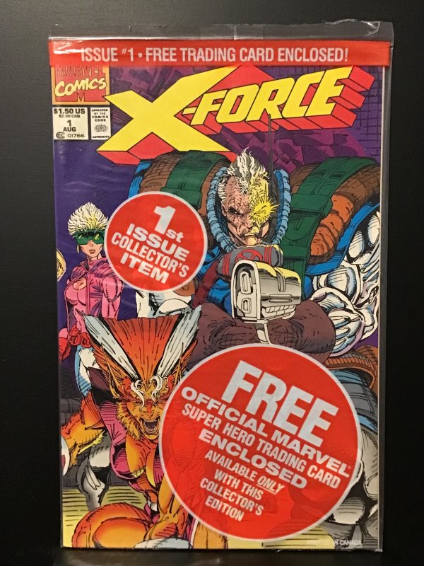 X-Force #1 Polybagged with Cable card
