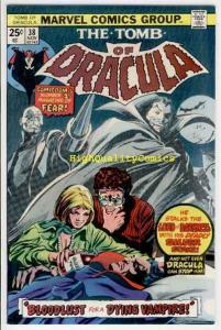 TOMB of DRACULA #38, FN+, Vampire, Undead, Wolfman, 1972, more ToD in store