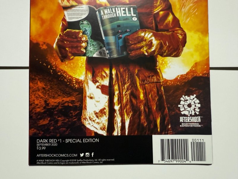Dark Red # 1 NM Special Edition Virgin Variant Cov Aftershock Comic Book 1 J397