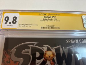 Spawn (2000) # 92 (CGC 9.8 SS) Signed Greg Capullo * Image Comics