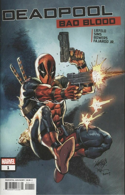 Deadpool Bad Blood #1 Comic Book 2022 - Marvel 759606203871