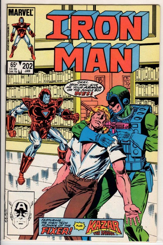 Iron Man #202 Direct Edition (1986) 9.6 NM+