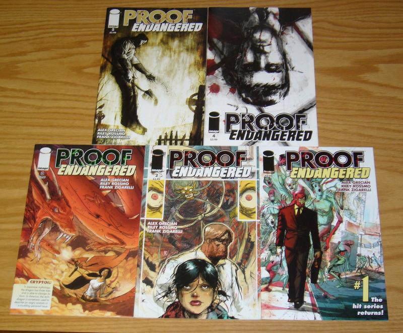 Proof: Endangered #1-5 VF/NM complete series - image comics - bigfoot set 2 3 4