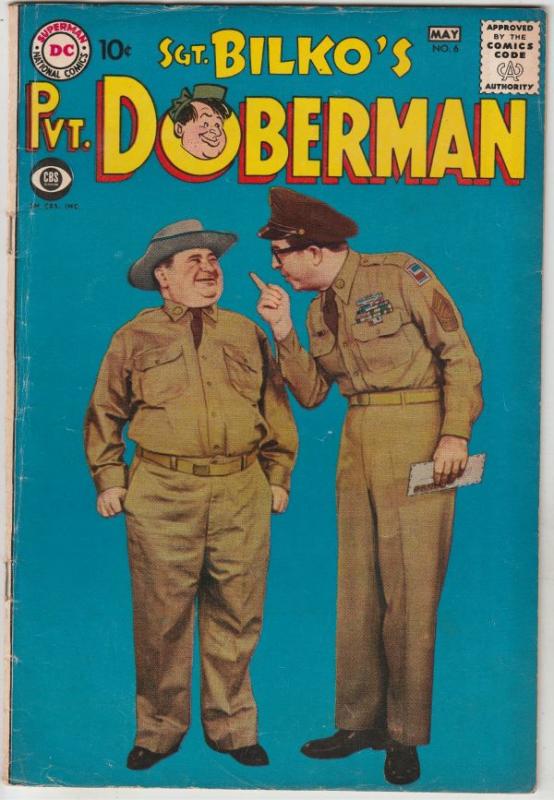 Sgt. Bilko's Pvt. Doberman #6 (May-59) GD/VG Affordable-Grade Sgt. Bilko