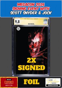 ABSOLUTE BATMAN #15 2ND P. FOIL CGC SS 9.8 SCOTT SNYDER/JOCK 2X SIGNED PRESALE