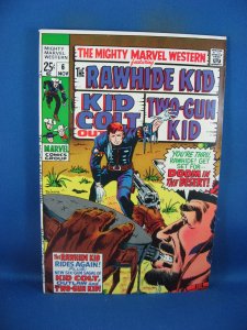 MIGHTY MARVEL WESTERN 6 VF  1969 RAWHIDE KID COLT