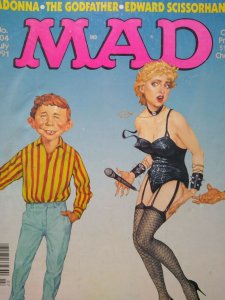 MAD Magazine July 1991 No 304 Madonna The Godfather Edward Scissorhands Satire 