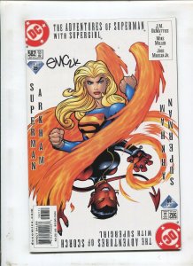 ADVENTURES OF SUPERMAN #582 (9.2) SIGNED BY ED MCGUINNESS!