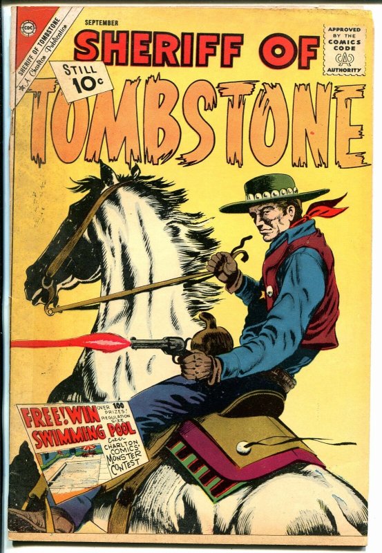 Sheriff of Tombstone #17 1961-Charlton-western thrills-VG