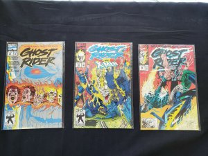 GHOST RIDER 3PC (VF) X-MEN, BLOOD FEUD!, BITING THE HAND THAT FEEDS YOU 1992