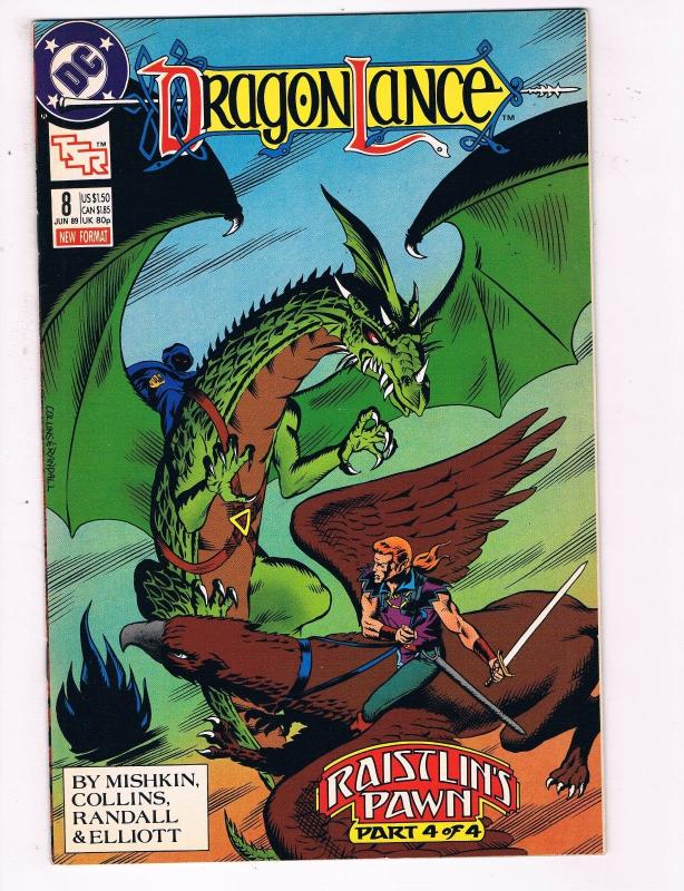 Dragon Lance #8 VF DC Raistlin's Pawn Part 4 Of 4 Comic Book 1989 DE6