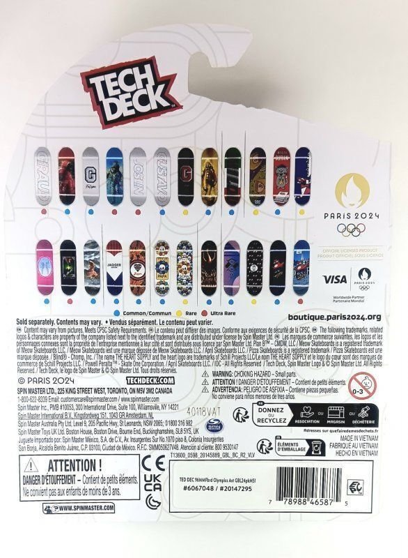 FELIPE GUSTAVO | 2024 PARIS OLYMPIC GAMES | TECH DECK COMMON #20147295 | NIB